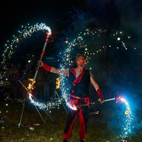 Feuershow Fusion Fire mit Pyro Erweiterung