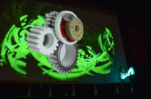 Lightpainting Show mit LED Jonglage